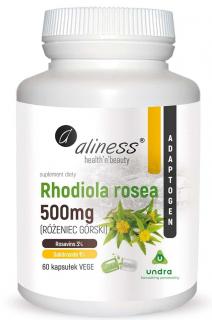 ALINESS Rhodiola Rosea (różeniec górski) 500mg 60 Kapsułek wegetariańskich