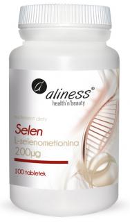 ALINESS SelenSelect L-Selenometionina 200µg - 100 tabletek