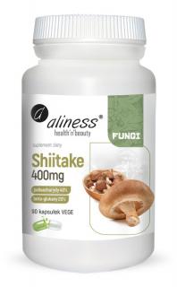 ALINESS Shiitake 400mg (Twardnik japoński) 90 Kapsułek wegańskich