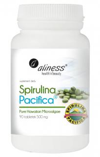ALINESS Spirulina Pacifica Hawajska 500mg 90 Tabletek wegetariańskich