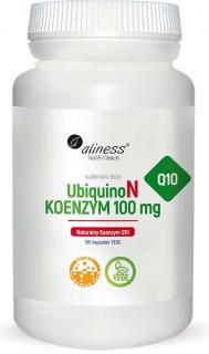 ALINESS UbiquinoN Naturalny Koenzym Q10 100mg - 100 kapsułek wegetariańskich