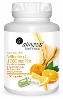 ALINESS Witamina C 1000 mg Plus - 100 kapsułek wegetariańskich