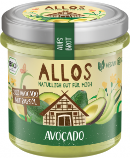 Allos pasta kremowa z awokado bezglutenowa bio 140 g