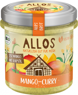 Allos pasta kremowa z mango i curry bezglutenowa bio 140 g