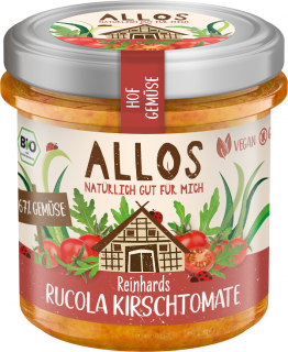 Allos pasta warzywna z pomidorami cherry i rukolą bezglutenowa bio 135 g