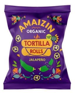 Amaizin chipsy tortilla kukurydziane o smaku jalapeno bezglutenowe bio 100 g