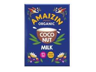 Amaizin coconut milk  napój kokosowy bez gumy guar (17 % tłuszczu) bio 500 ml (karton)
