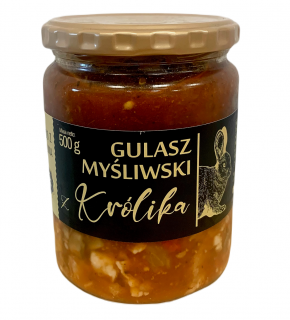 Amciu gulasz myśliwski z królika bezglutenowy 500 g