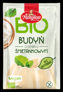Amylon budyń o smaku śmietankowym bezglutenowy bio 40 g