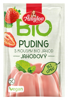 Amylon budyń truskawkowy bezglutenowy bio 40 g