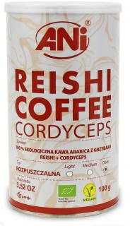 Ani kawa rozpuszczalna ""reishi + cordyceps"" bio 100 g