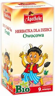 Apotheke Herbatka Dla Dzieci - Owocowa Po 9 Miesiącu BIO 40g (20x2g)