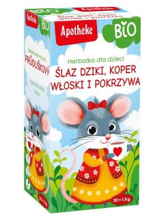 Apotheke herbatka dla dzieci  ślaz dziki, koper włoski i pokrzywa bio (20 x 1,5 g) 30 g