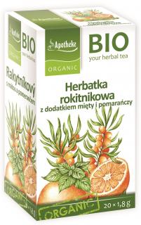 Apotheke herbatka rokitnikowa z miętą i pomarańczą bio (20 x 1,8 g) 36 g