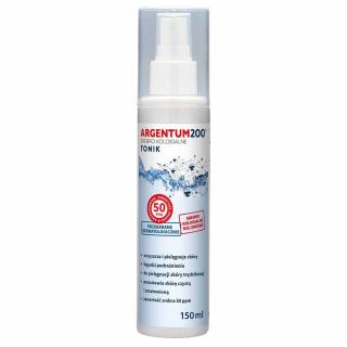 Argentum200 Srebro Koloidalne 50 ppm (Tonik ze srebrem) 150ml