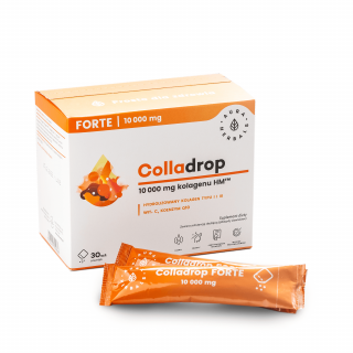 AURA HERBALS Colladrop Forte 10000mg (Kolagen morski) 30 Saszetek