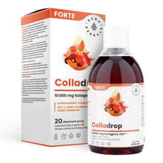 AURA HERBALS Colladrop Forte 10000mg (Kolagen morski) 500ml