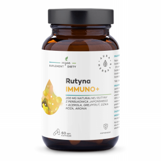 AURA HERBALS Rutyna Immuno+ (Wsparcie odporności) 60 Kapsułek