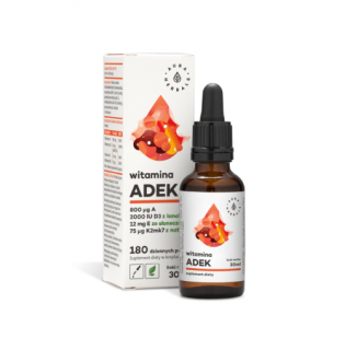 AURA HERBALS Witamina ADEK (A + D3 + E + K2 MK7) 30ml