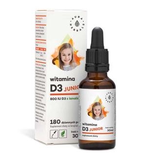 AURA HERBALS Witamina D3 Junior 800 IU 30ml