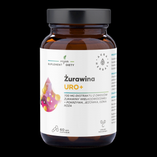 Aura Herbals Żurawina Uro+ 60 kapsułek