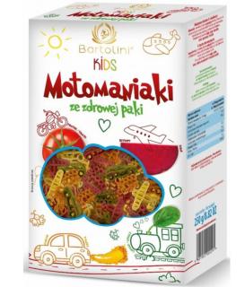 Bartolini Makaron Semolinowy Z Warzywami Dla Dzieci Motomaniaki 250 g