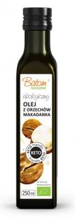 Batom olej z orzechów makadamia virgin keto bio 250 ml