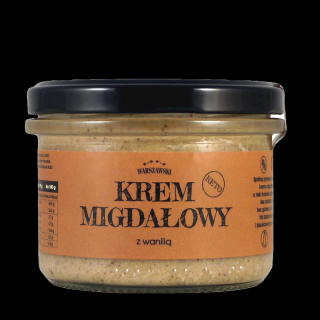 Baton krem migdałowy z wanilią keto bez dodatku cukrów bezglutenowy 190 g