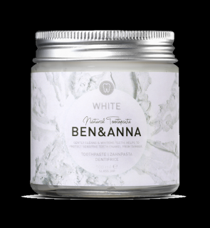 Ben  anna pasta do zębów wybielająca bez fluoru eco 100 ml (słoik)