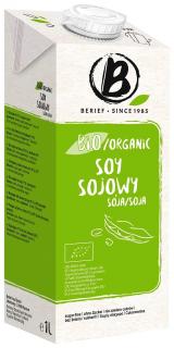 Berief napój sojowy naturalny bez cukru bezglutenowy bio 1 l