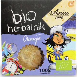 Bio ania herbatniki okrągłe bio 100 g