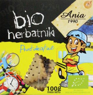 Bio ania herbatniki prostokątne bio 100 g