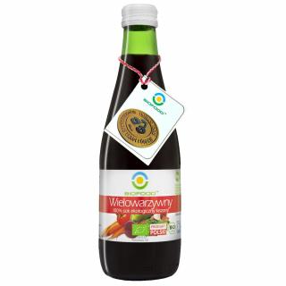 Bio food sok wielowarzywny kiszony nfc bezglutenowy bio 300 ml