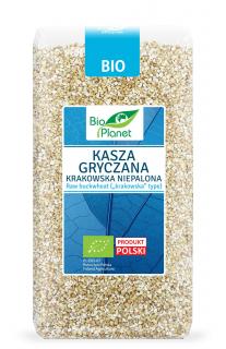 Bio planet kasza gryczana krakowska niepalona bio 500 g