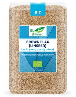 Bio planet len brązowy (siemię lniane) bio 2 kg