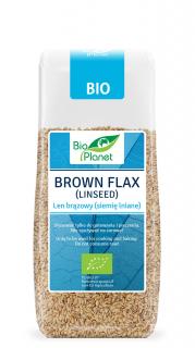 Bio planet len brązowy (siemię lniane) bio 200 g