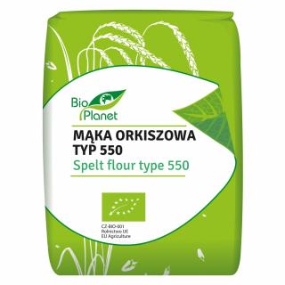 Bio planet mąka orkiszowa jasna typ 550 bio 1 kg