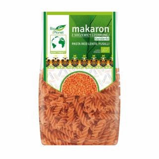 Bio planet makaron proteinowy (z soczewicy czerwonej) świderki bio 250 g