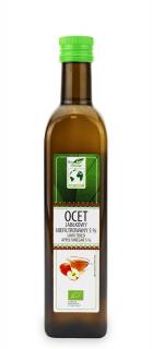 Bio planet ocet jabłkowy 5 % niefiltrowany bio 500 ml