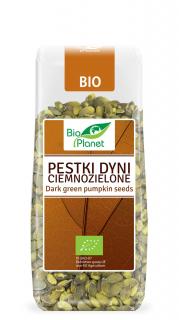 Bio planet pestki dyni ciemnozielone bio 150 g