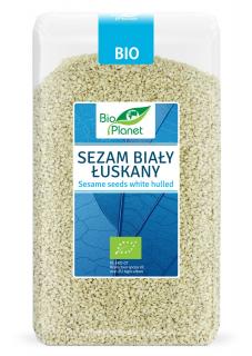 Bio planet sezam biały łuskany bio 1 kg