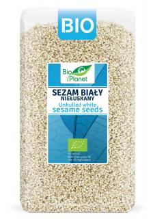 Bio planet sezam biały niełuskany bio 1 kg
