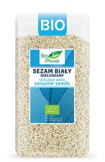 Bio planet sezam biały niełuskany bio 400 g