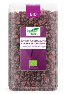 Bio planet żurawina słodzona cukrem trzcinowym bio 1 kg