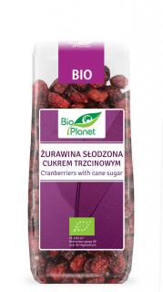 Bio planet żurawina słodzona cukrem trzcinowym bio 100 g
