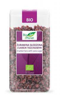Bio planet żurawina słodzona cukrem trzcinowym bio 400 g