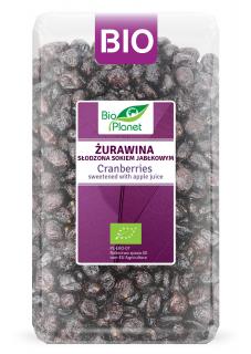 Bio planet żurawina słodzona sokiem jabłkowym bio 1 kg