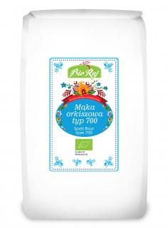 Bio raj mąka orkiszowa chlebowa typ 700 bio 1 kg