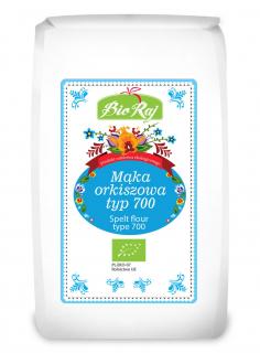 Bio raj mąka orkiszowa chlebowa typ 700 bio 500 g