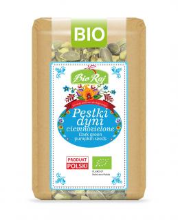 Bio raj pestki dyni ciemnozielone bio (polska) 300 g